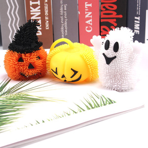 Bestseller Halloween : Pompon lumineux citrouille, Yokai et Elfe, jouet anti-stress en TPR - Product Image 4