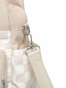 Boutique Large Capacity Travel Plaid Baby Diaper Nylon Waterproof Fashion Spacious Checkered Crossbody <b>Bag</b> - Product Image 5