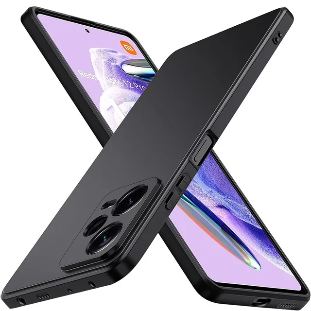 Matte Ultra Thin TPU Silicone Soft Case for Xiaomi Redmi 13C 12C 12 Note 13 12 Pro Plus Solid Color Frosted Back Shell Bumper