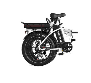 Bicicleta Plegable KOOLUX de Aluminio de 20 Pulgadas con Motor Trasero sin Escobillas de 48v, 7 Velocidades, Batería de Litio de 13AH+10.4AH, Fuente de Alimentación X11 de 20 Pulgadas - Product Image 4