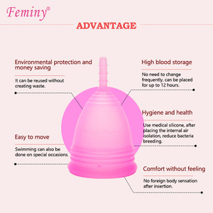 Fabricantes de copas menstruales <span class=keywords><strong>Precio</strong></span> bajo Copas menstruales de alta calidad Etiqueta privada Silicona de grado médico - Product Image 5