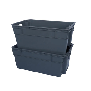 EU tiêu chuẩn phụ tùng ô tô hình chữ nhật hậu cần hộp đóng mở rắn Châu Âu Thùng nhựa cho lưu trữ doanh thu lưu trữ bin - Product Image 2