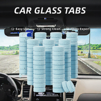 Agent nettoyant effervescent jetable pour vitres de voiture du fabricant, 15-30% d'ingrédients, sous forme de comprimés