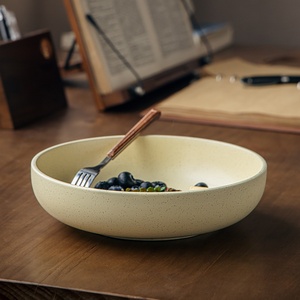 ชามเซรามิกสไตล์มินิมอลญี่ปุ่นขนาด8นิ้วพร้อมบะหมี่ลามิเนตสลัด - Product Image 3
