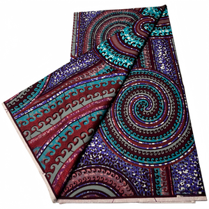 100% suave verdadera gran cera súper Africana tela de impresión dorada algodón Real Hollandais holandés Ankara tela de cera para coser - Product Image 4