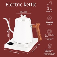 Bouilloire électrique multifonctionnelle intelligente à température constante Pot à col de cygne pour le brassage manuel du café et du thé Bouilloire à café