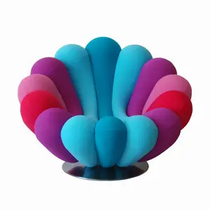 Northern European designer flower chair Living Room Model Room Single Leisure Rotating Sofa anemone giovannetti chair