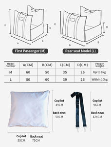 เบาะนั่งในรถสำหรับสุนัขแบบถอดได้ปรับแต่งได้หรูหรากระเป๋าใส่สัตว์เลี้ยงนุ่มกันน้ำได้ - Product Image 6
