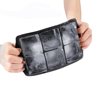 Moldes Cuadrados Reutilizables Personalizados al por Mayor, Bandeja de Silicona Flexible para Cubitos de Hielo en Forma de Esfera, Bola Redonda para Whisky, con Tapa - Product Image 2