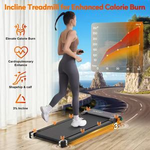 Mini đi bộ điện Pad Máy chạy bộ nhà tập thể dục Cardio đào tạo nghiêng với điều khiển từ xa thể thao dưới bàn Máy chạy bộ - Product Image 4
