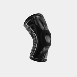 Genouillères de sport unisexes pour le cyclisme, tricotées en silicone, respirantes, pour le basketball, manches de protection des jambes, bretelles de soutien articulaire - Product Image 6