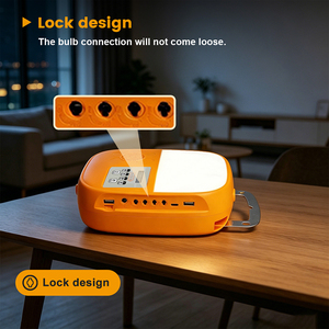 Bluetooth <b>Solar</b> Lighting System Portable FM MP3 Function Bulb Compatible USB Phone Charging <b>Solar</b> <b>Power</b> <b>Kit</b> <b>Solar</b> Energy System - Product Image 5