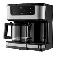 Cafetera de Doble Función Anbolife, Jarra de Vidrio de 12 Tazas y Combinación de Tazas Individuales K Cup, Pantalla Táctil Programable, Fabricación OEM