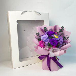 UKIQUEEN Wholesale Preserved Rose Flower <strong>Bouquet</strong> for Valentine's Day Gifts Handmade Eternal <strong>Forever</strong> Rose <strong>Bouquet</strong> - Product Image 5