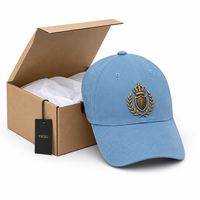 Casquette de sport 6 panneaux en coton Oxford 100% de haute qualité, réglable, avec logo brodé 3D, style britannique vintage, nautique, pour homme, motif pois et fruits