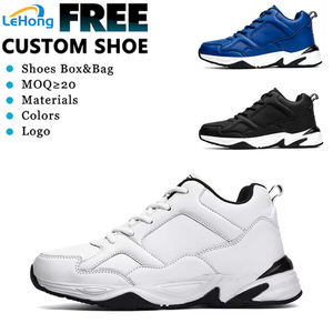 <span class=keywords><strong>Chaussures</strong></span> personnalisées pour hommes LH, noires et blanches, respirantes, légères, pour la marche et la course quotidiennes, adaptées à toutes les saisons - Product Image 1