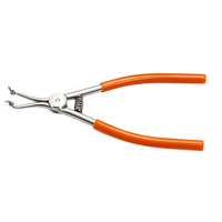 Pince à matrice dentaire OEM ODM avec logo personnalisé, poignée en caoutchouc orange, embout de précision en acier inoxydable, fourniture clinique