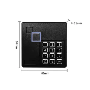 125Khz معرف لوحة المفاتيح قارئ التحكم في الوصول اللاسلكي مع لوحة المفاتيح