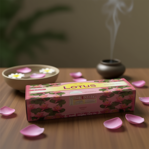 Lotus Tulasi Incense Sticks Dual Display Pack 6 Units - Product Image 3
