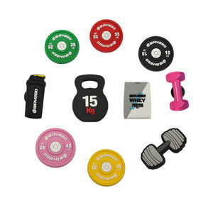 Заводская оптовая продажа, Высококачественная пластиковая пряжка для обуви из ПВХ, подвеска для фитнеса с рисунком - Product Image 2