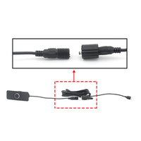 Kit de Sensores de Aparcamiento para Automóvil con Interruptor de Encendido/Apagado, Alarma de Punto Ciego, Zumbador, Radar Trasero LED, Sistema de Marcha Atrás Impermeable, 8 Sensores