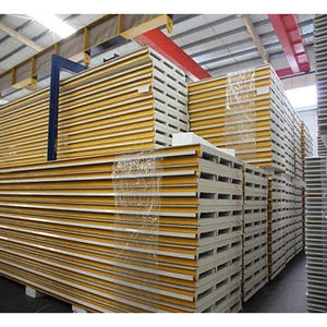 Linea di produzione PU poliuretano espanso PUR PIR PUF celle frigorifere magazzino isolamento pannelli sandwich - Product Image 3