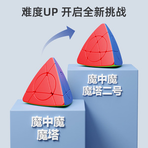 เซนต์แฮนด์ ซีร์เคิลาร์ เมจิก ทาวเวอร์ 3x3 ลูกบาศก์ปริศนาสำหรับเด็กอายุ 6 ปีขึ้นไป ของเล่นสำหรับทุกเพศ - Product Image 4