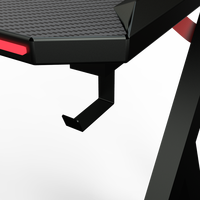 BEISIJIE Bureau d'ordinateur PC Gamer Table lumière LED