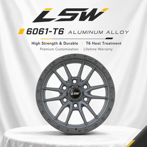 LS8052 15-26 inch 5x114.3 Multi <b>Spoke</b> Aluminum <b>Wheel</b> Gun Metal One Piece Cast for Passenger Car Retrofit Upgrade - Product Image 4