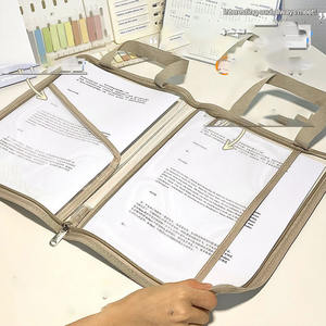 ที่ใส่ A4สอบแบบหนาหลายชั้นโปร่งใสหลายชั้นอุปกรณ์จัดระเบียบที่มีประโยชน์มีสีสูง - Product Image 4