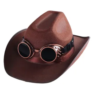 Nuovo arrivo moda <span class=keywords><strong>occhiali</strong></span> <span class=keywords><strong>da</strong></span> <span class=keywords><strong>sole</strong></span> stile Vintage <span class=keywords><strong>occhiali</strong></span> Steampunk saldatura Punk <span class=keywords><strong>occhiali</strong></span> Cosplay marca Designer cinque colori lente - Product Image 5