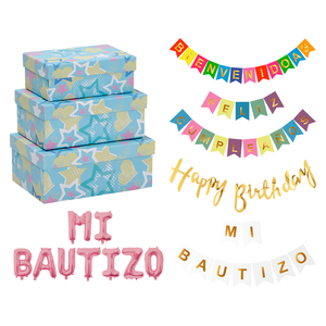 Personalizzabile in argento metallizzato Confetti cannone 30 cm di carta partito bomboniera per matrimoni e feste - Product Image 6