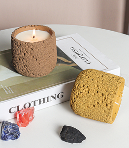 Portacandele in Cemento a Forma di Cilindro all'Ingrosso per Decorazione Casa Pasqua Fatto a Mano - Product Image 4