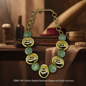 CBBA-1961 สร้อยคอประดับลูกปัดแฟชั่น เครื่องประดับที่หรูหราและมีสไตล์ - Product Image 3