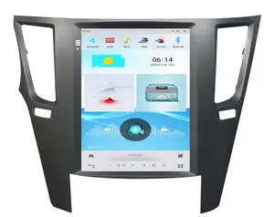Pemutar Multimedia mobil, Qualcomm Android11 Auto untuk Subaru OUTBACK / LEGACY 2010-2014 gaya Tesla navigasi GPS mobil, pemutar Multimedia Radio Head Unit