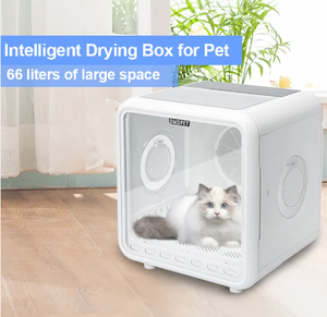 OEM ODM Boîte de séchage personnalisée de haute qualité pour animaux de compagnie Contrôle par APP WiFi Mode nid chaud et froid Fenêtre calme pour animaux de compagnie Offre Spéciale chiens chats en ABS - Product Image 6