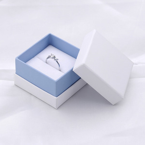 Boîte à bijoux personnalisée avec insertion de mousse, coffret d'emballage pour bagues, bracelets, collier avec Logo, boîtes à bijoux, 10 pièces - Product Image 1