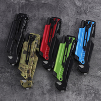 Couteau de poche LED de survie en plein air pratique en gros Bochen, couteau pliant multifonctionnel, couteau tactique 3Cr13, OEM personnalisable, cadeau