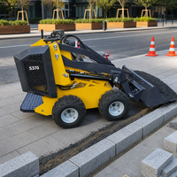 Chargeuse compacte sur pneus S370, hauteur de levage 1840 mm, benne basculante haute, 4x4, mini-chargeuse Dingo, prix usine