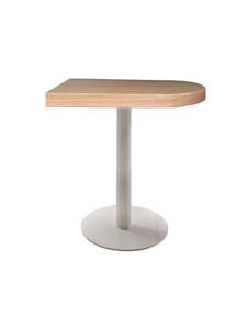 Solid Wood Semi-Circular and Square Dual-Purpose Dining Room Furniture <b>Table</b> for Compact Apartments - Product Image 5