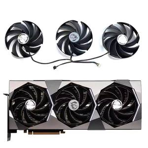 Ventilateur de carte vidéo 95MM PLD10020B12H DC12V 0.65A à 4 broches pour MSI GeForce RTX4070 4070TI 4080 <span class=keywords><strong>4080TI</strong></span> 4090 4090TI SUPRIM X - Product Image 1
