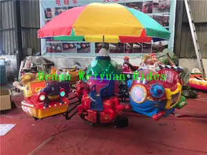 12 Seats Luna Park Mini Fairground Rides Kids Go Round