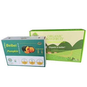 Boîtes cadeaux personnalisées pour fruits avec couvercle pour pommes, loquat, myrtilles, produits agricoles, boîte en carton ondulé colorée - Product Image 4