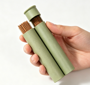 Eco Friendly Biodegradable Round Incense Paper Tube Custom Logo Hot Gold Foil Stick Incense Packaging Cylinder - Product Image 4