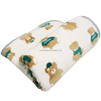 Couverture d'hiver douce et chaude en fausse fourrure pour chiens et chats de taille moyenne et grande, couverture pour animaux de compagnie imprimée, serviette de bain pour chiots, tapis de lit pour petits chiens