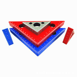 Ensemble de règles combinées en aluminium <span class=keywords><strong>réglable</strong></span>, règle en T, règle en carré, chercheur d'angle // - Product Image 3