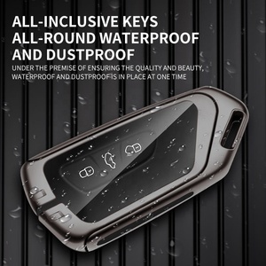 Carcasa de cuero de aleación de Zinc para llave de coche, accesorios Fob para Vw Volkswagen Golf 8 2020 Skoda Octavia A8 2021 Seat <span class=keywords><strong>Leon</strong></span> Mk4 - Product Image 4