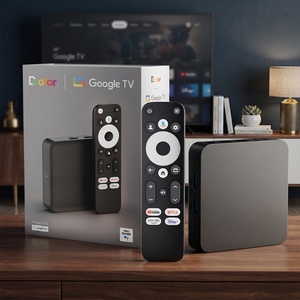 Boîtier <span class=keywords><strong>TV</strong></span> <span class=keywords><strong>Android</strong></span> certifié Google GD1 <span class=keywords><strong>Premium</strong></span>, Amlogic S905Y4, 2 + 32 Go, niveau 1, WiFi double bande 5G, télécommande vocale BT, lecteur multimédia 4K HDR - Product Image 4