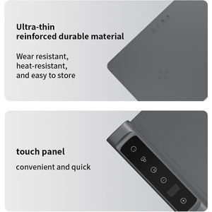 Extra-grande superfície aquecida aquecimento Mat 8-Level temperatura ajustável criança bloqueio dobrável Silicone Food aquecimento Mat - Product Image 5