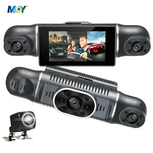 4 Channel Dash Cam 4 Cameras 1080P Dashcam Dashcam Built-in WiFi Front and Rear HD Lenses Infrared Night Vision Video Recorder
